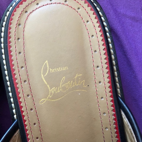 Christian Louboutin Youssefo Flat Tresse Loafers – Black (Men’s EU 43 / US 10)
